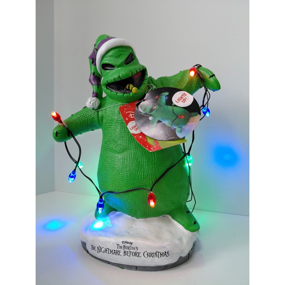 Disney The Nightmare Before Christmas Oogie Boogie Light-Up Figurine NEW